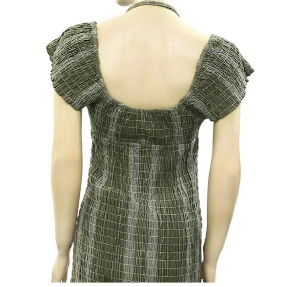 Free People Jungle Green tie dress - Picture 7 of 7